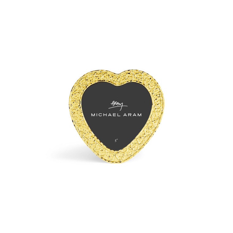 Heart Frame 5" - Gold