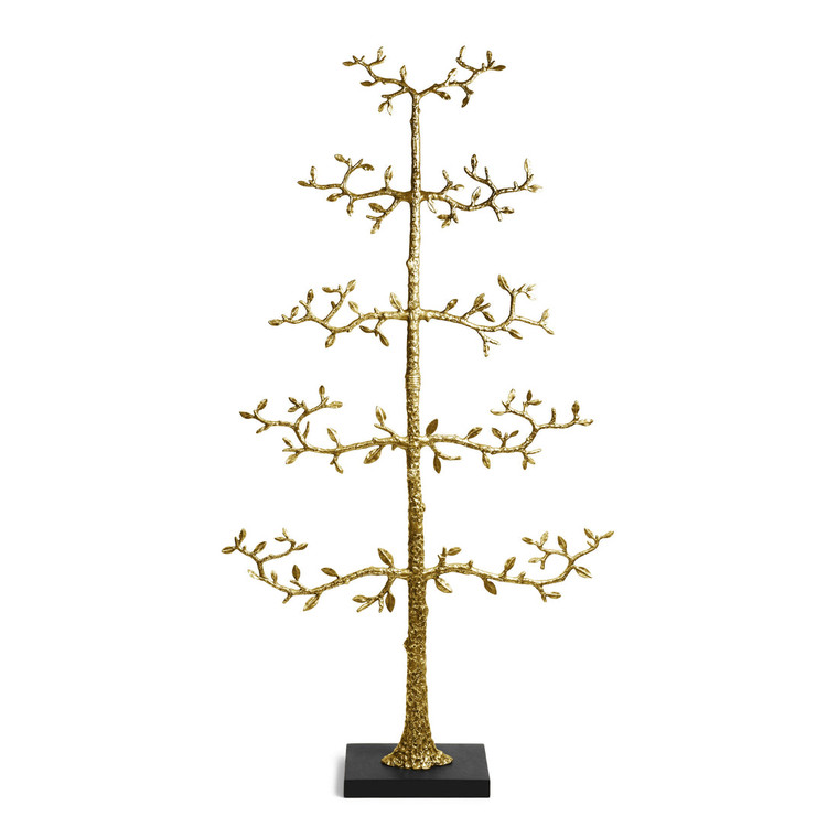 Espalier Christmas Ornament Tree Gold - Large
