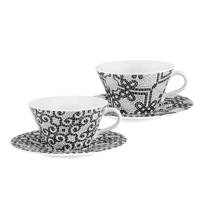 CALÇADA PORTUGUESA SET 2 TEA CUPS & SAUCERS