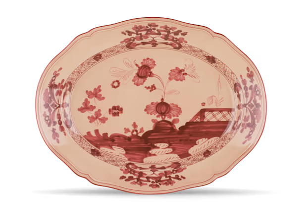 LARGE OVAL PLATTER VERMIGLIO
