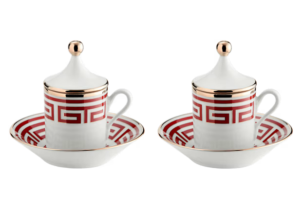 COFFEE SET FOR TWO SCARLATTO (SET OF 2)