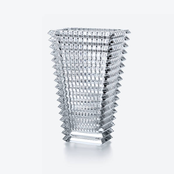 EYE RECTANGULAR VASE L Clear