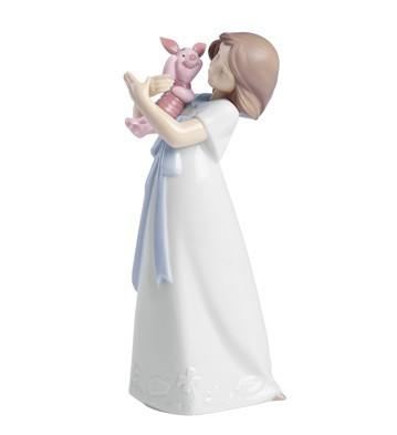 NAO CUDDLES WITH PIGLET DISNEY FIGURINE