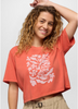 PrAna Women's Everyday Botanical Crop Graphic Tee