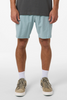 O'Neill Men's Reserve Light Check Elastic Waist 18" Hybrid Shorts
