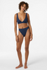 O'Neill Women's Shorebreak Rib Santa Barbara High Rise Cheeky Bottoms