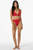 O'Neill Women's Shorebreak Rib Santa Barbara High Rise Cheeky Bottoms