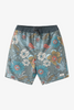 O'Neill Boy's Hermosa Elastic Waist Lined 16" Swim Trunks