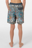 O'Neill Boy's Hermosa Elastic Waist Lined 16" Swim Trunks