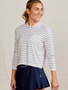 Tasc Women's Boardwalk Stripe Pocket Hoodie