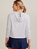 Tasc Women's Boardwalk Stripe Pocket Hoodie