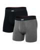 Saxx Vibe Xtra Soft Comfort (2 Pack) Soft Comfort Boxer Brief 6"