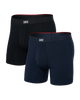 Saxx Vibe Xtra Soft Comfort (2 Pack) Soft Comfort Boxer Brief 6"