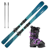 K2 Blur 76 Women's Skis 2027 with K2 BFC 75 Boots 2027 and Poles