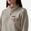 Patagonia Women's Lightweight Synchilla® Snap-T® Fleece Pullover - Oatmeal Heather w/Moonrise Taupe