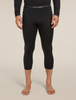 Icebreaker Men's Merino 200 Oasis 3/4 Thermal Leggings Black