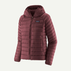 Patagonia Women's Down Sweater Hoody - Dark Ruby