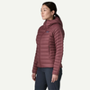 Patagonia Women's Down Sweater Hoody - Dark Ruby