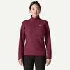 Patagonia Women's R1 Air Zip Neck - Berry Fig