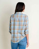 Toad & Co Women's Re-Form Flannel Shirt - Weathered Blue Pattern - 2027