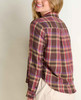 Toad & Co Women's Re-Form Flannel Boxy Shirt - Carob Pattern - 2027