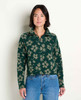 Toad & Co Women's Kennicott Quarter Zip - Cilantro Pattern - 2027