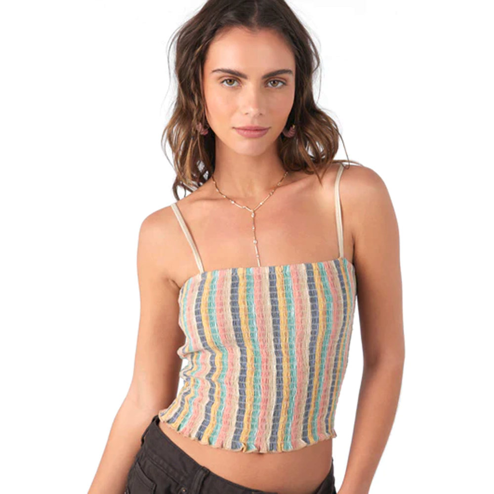 smocked womens top