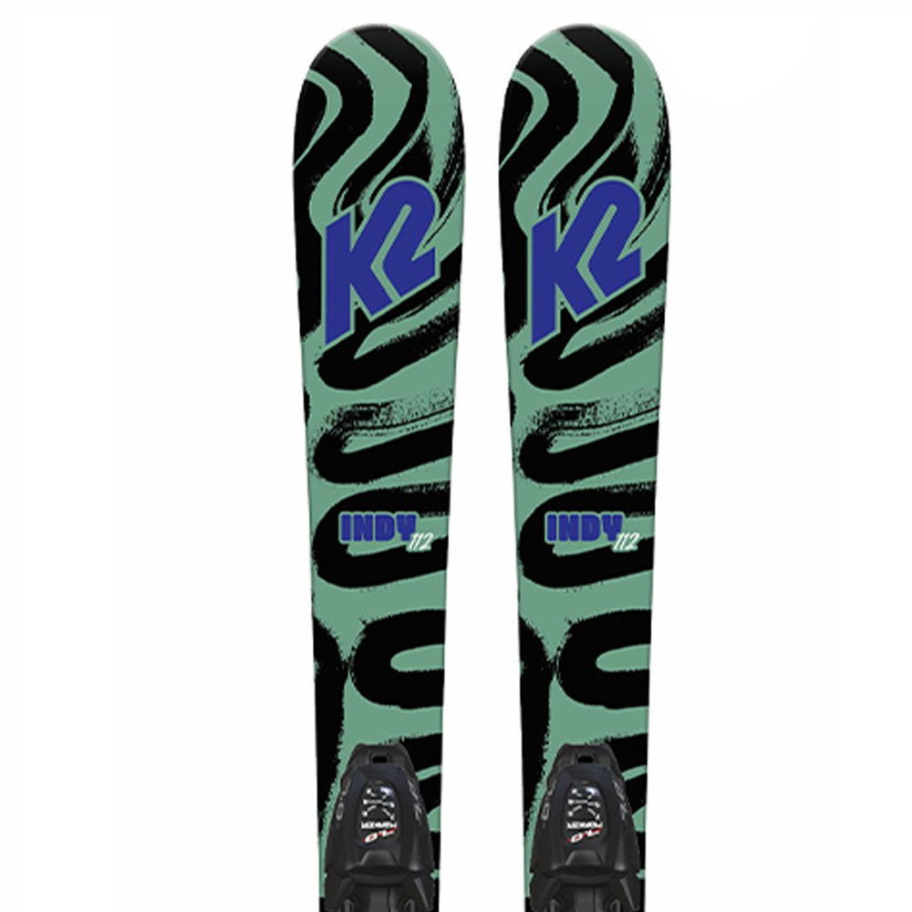 K2 Indy + FDT 4.5 スキー☆K2　INDY　Jr.　136cm/24.0cm ブーツ付 Kids Skis | SkatePro