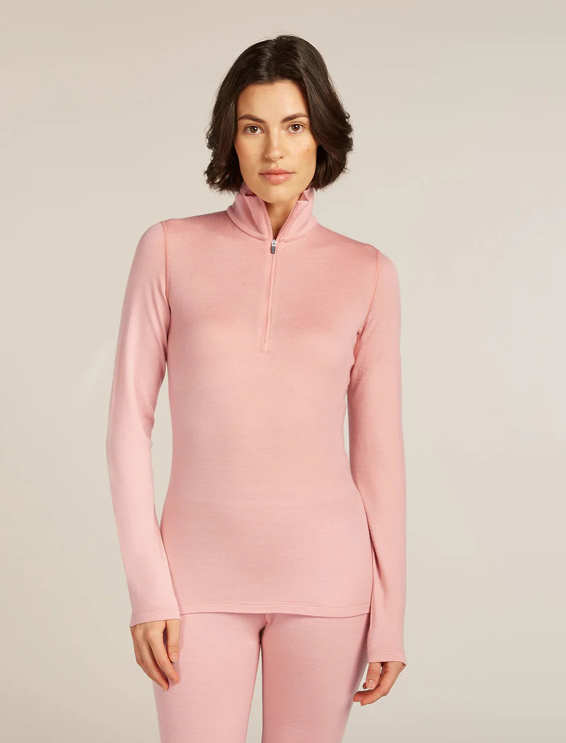 Icebreaker Women's Merino 260 Tech Long Sleeve Half Zip Thermal Top