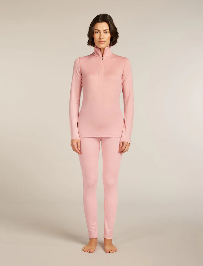 Icebreaker Women's Merino 260 Tech Long Sleeve Half Zip Thermal Top