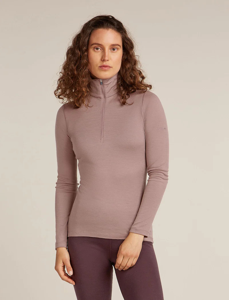 Women's Merino 200 Oasis Long Sleeve Half Zip Thermal Top - Aj's