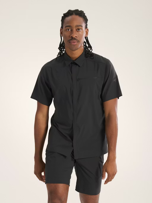【美品】ARC'TERYX Skyline SS Shirt ブラック Ｌ Arc'Teryx Skyline Shirt SS Men's