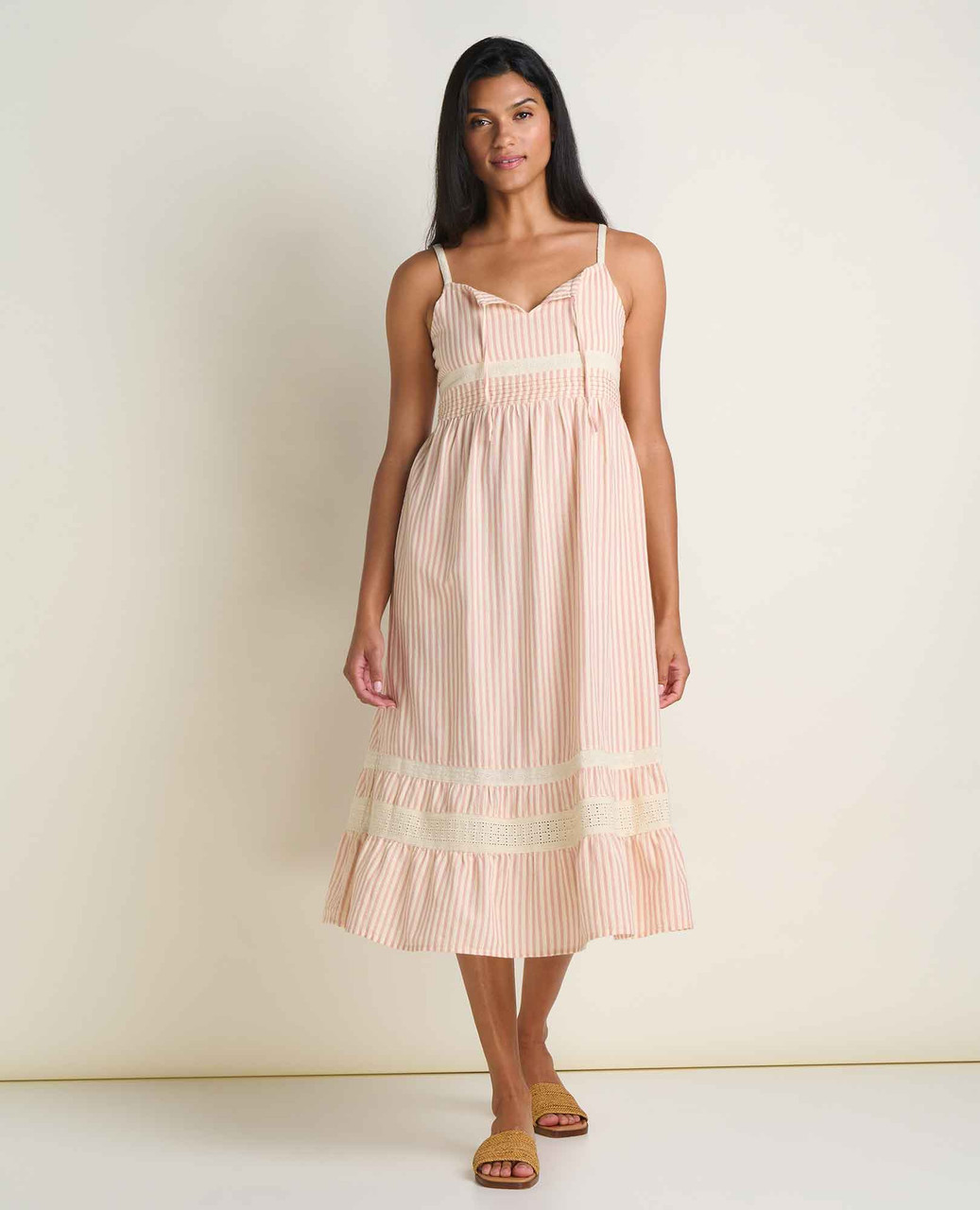 knee length dresses for ladies Sunkissed Tank Midi Dress main image 0