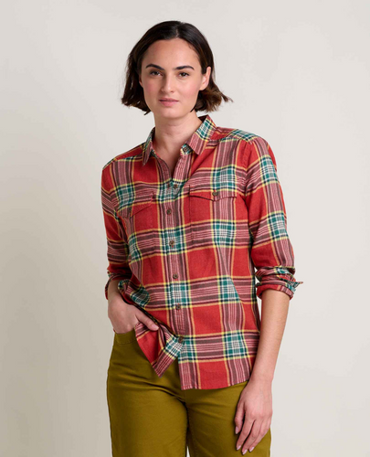 Toad & Co Women's Re-Form Flannel Long Sleeve Shirt