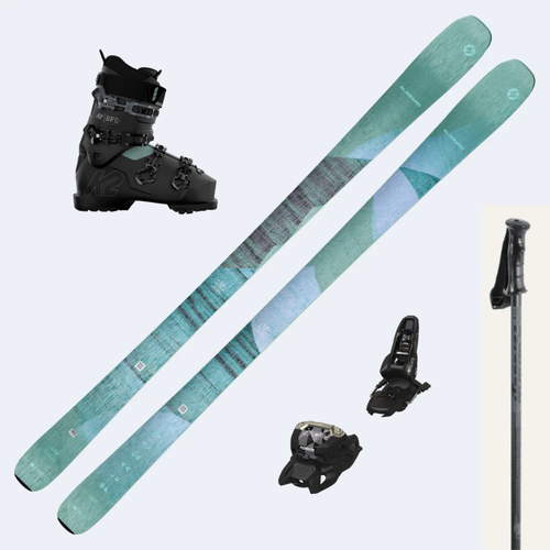 Blizzard Black Pearl 84 Skis with K2 BFC 75 Boots and Poles - 2026