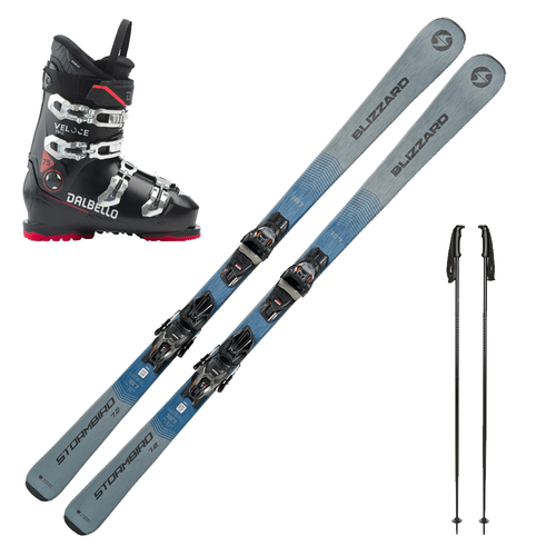 Blizzard Stormbird SP 72 Skis 2026 w/ Dalbello Veloce Max 75 Boots and Poles Blizzard Stormbird SP 72 Skis 2026 w/ Dalbello Veloce Max 75 Boots and Poles