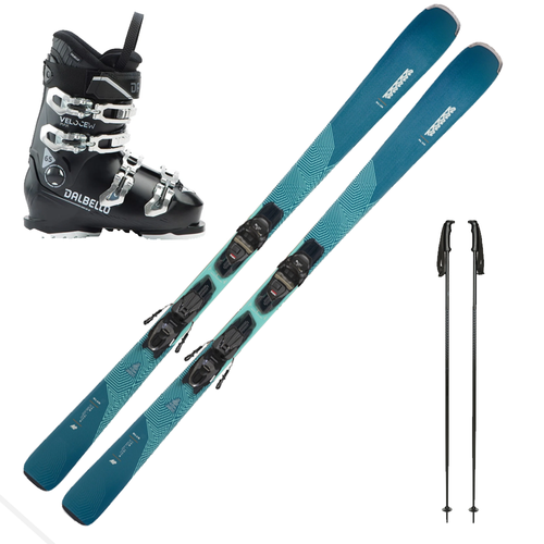 K2 Blur 76 Women's 2026 with Dalbello Veloce Max 65 W and Poles K2 Blur 76 Women's 2026 with Dalbello Veloce Max 65 W and Poles