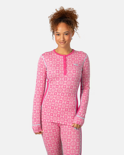 Kari Traa Women's Rose Long Sleeve Baselayer - 100% Merino Wool
