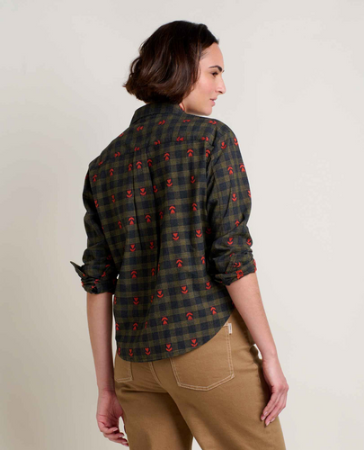 Toad & Co Women's Re-Form Flannel Boxy Shirt