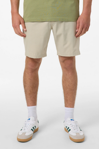 O'Neill Men's Reserve Light Check Elastic Waist 18" Hybrid Shorts