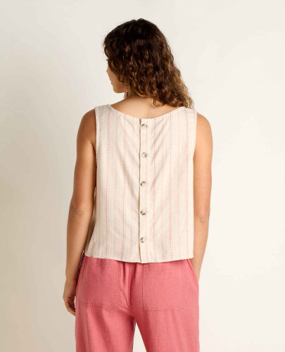 Toad & Co Women's Taj Hemp Button Back Tank