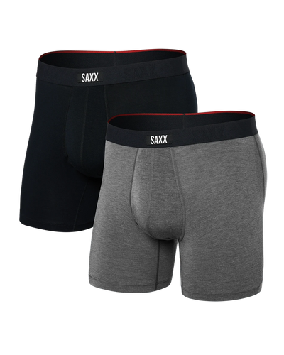 Saxx Vibe Xtra Soft Comfort (2 Pack) Soft Comfort Boxer Brief 6"