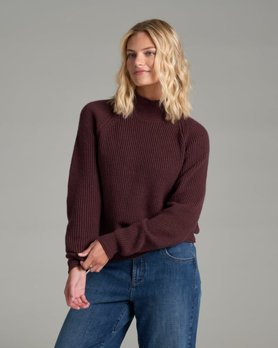 Kuhl Women's Strova Roll Neck Sweater Mulberry