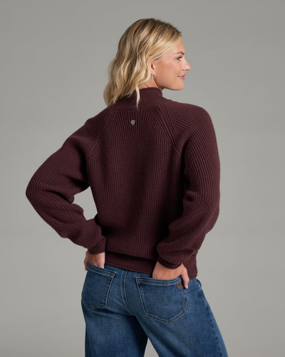 Kuhl Women's Strova Roll Neck Sweater Mulberry