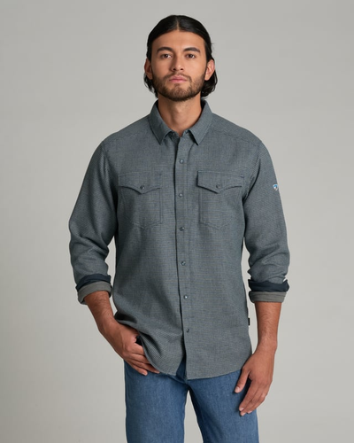 Kuhl Men's Disputr LS Fjord Blue