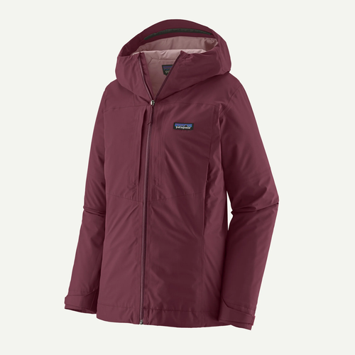 Patagonia Women's Insulated Boulder Fork Rain Jacket - Berry Fig