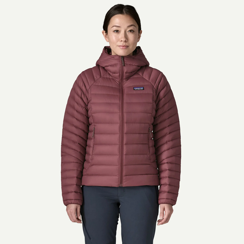 Patagonia Women's Down Sweater Hoody - Dark Ruby