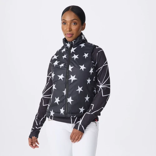 Krimson Klover Women's Sela Vest - Black/ All Over Stars - 2027