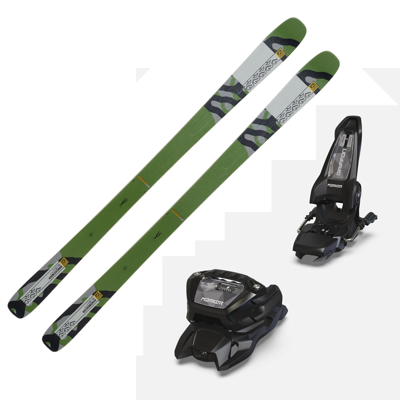K2 Mindbender 89Ti Skis (2024) W/Marker Griffin 13 Bindings