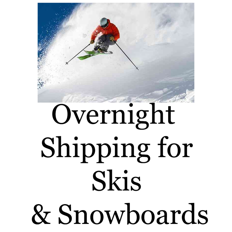 Overnight Shipping for Skis